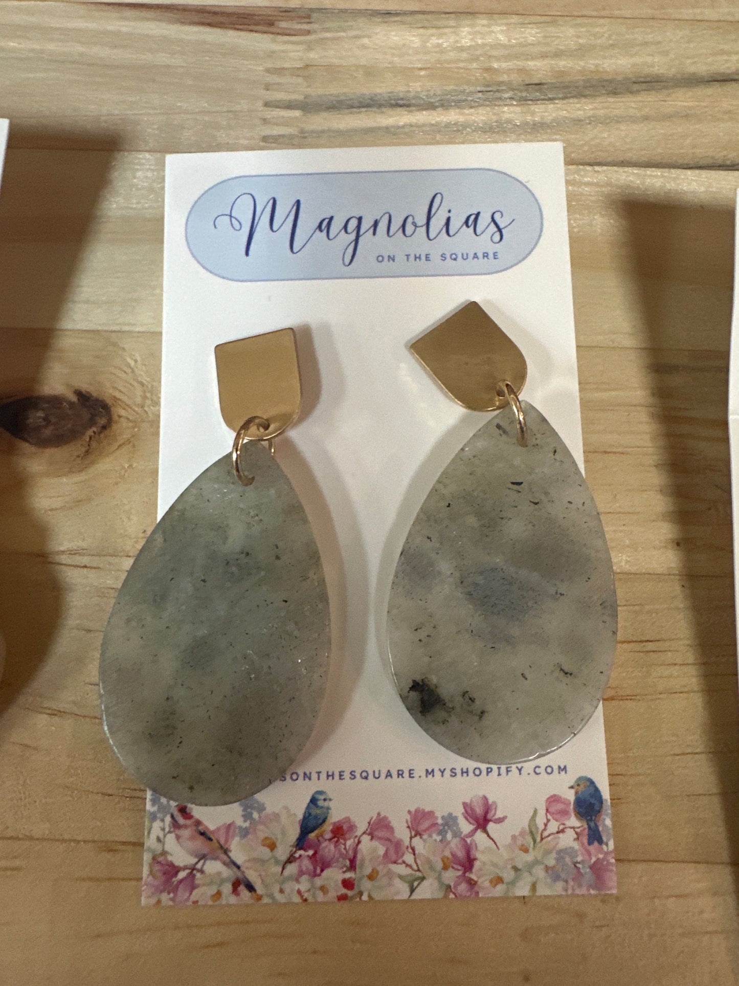 TURNING INTO STONE EARRINGS