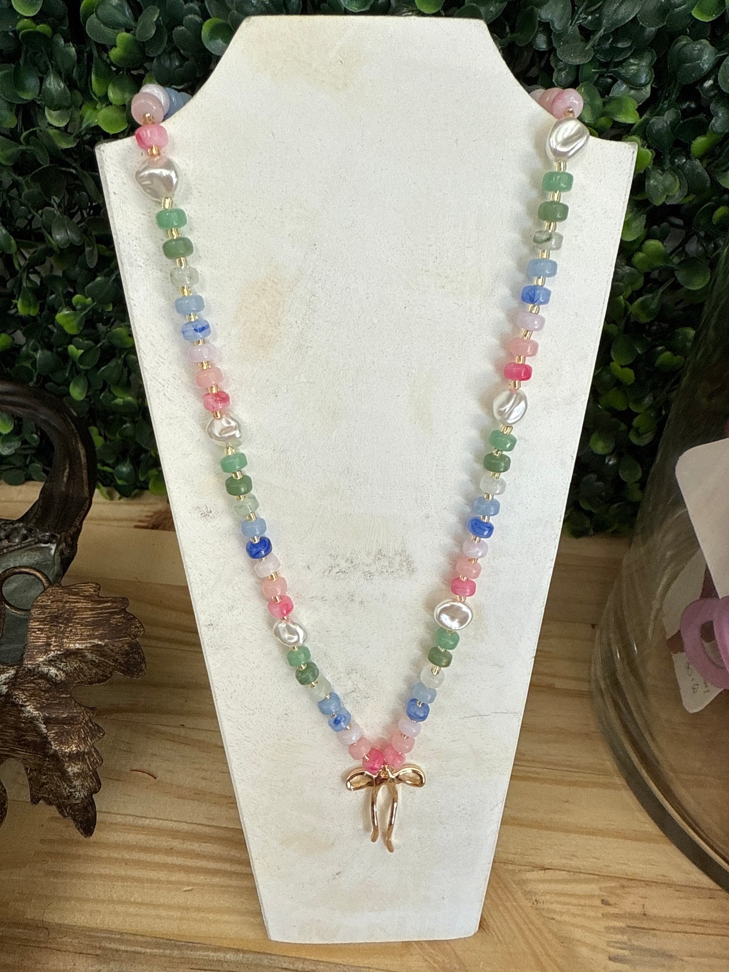 PASTEL CRUSH BEAD NECKLACE