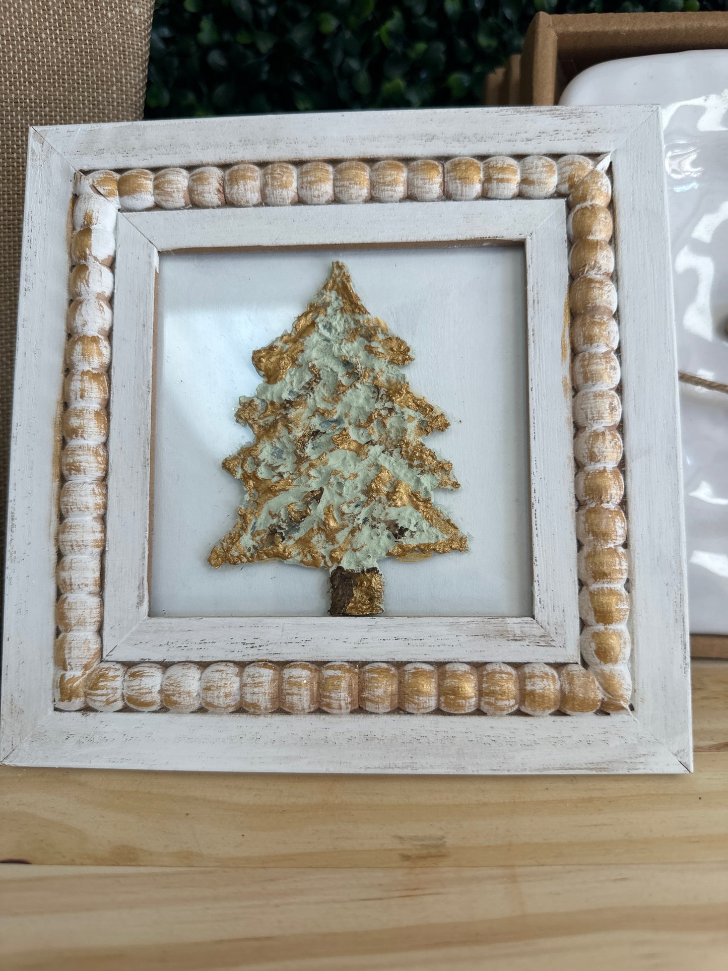 HANDPAINTED WOOD BEAD