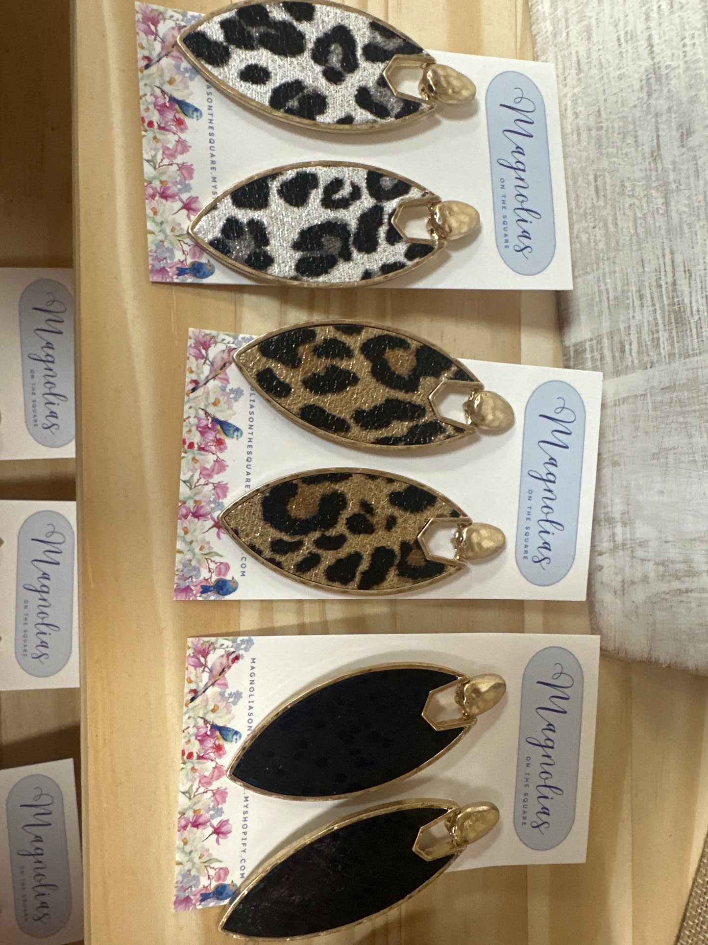 ANIMAL PRINT EARRINGS