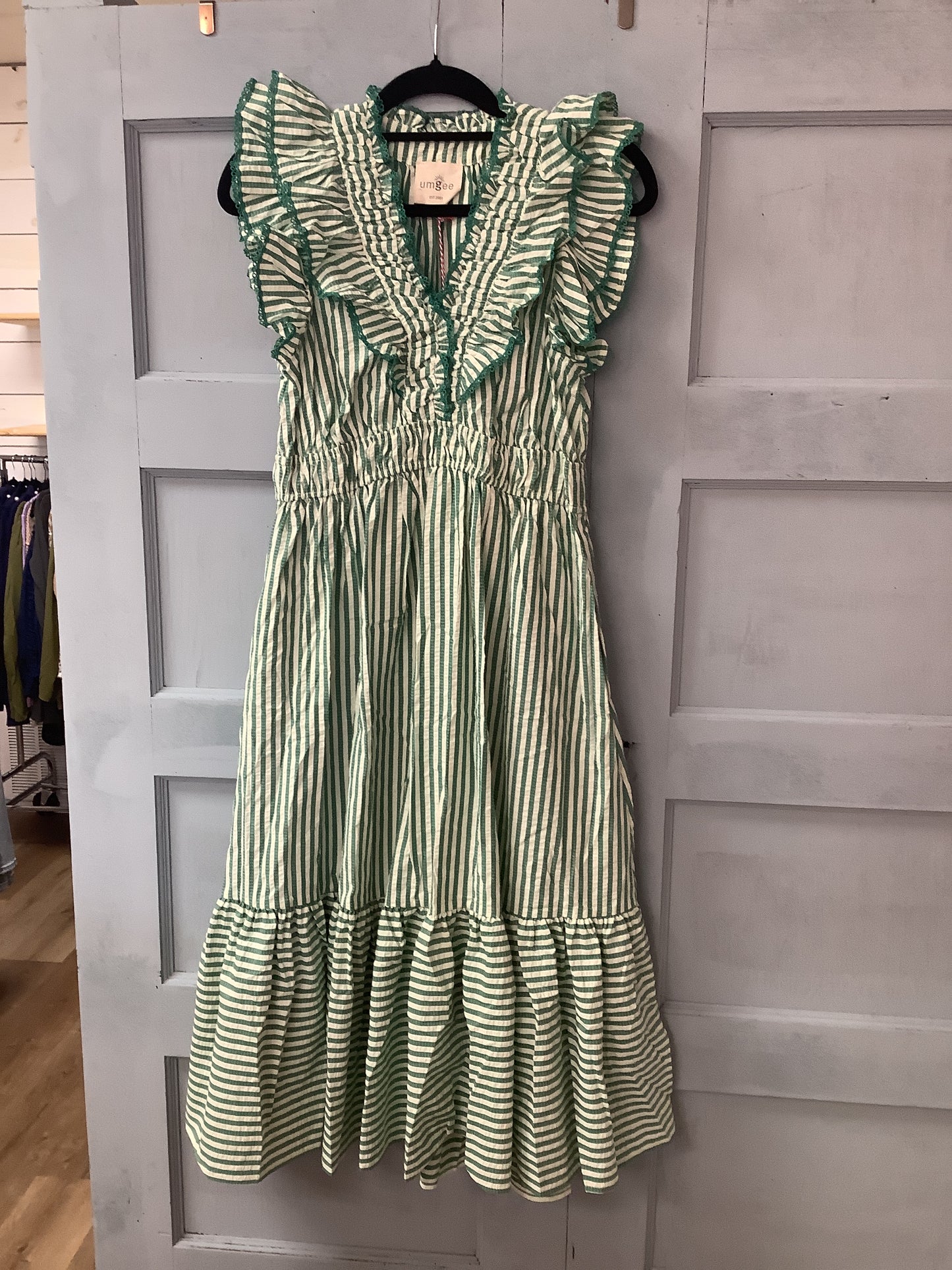 WALKING IN THE SAND MIDI DRESS