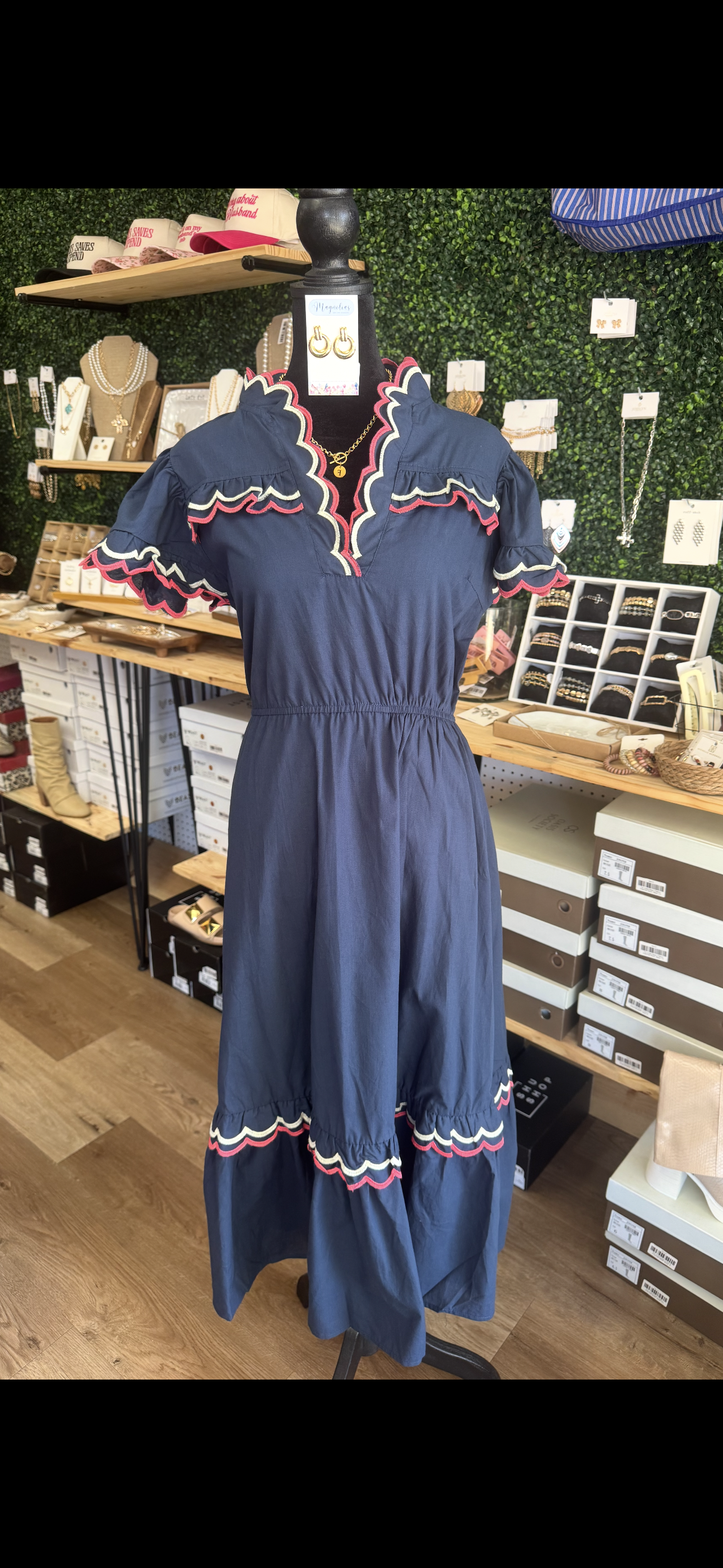 SCALLOPED DREAM DRESS