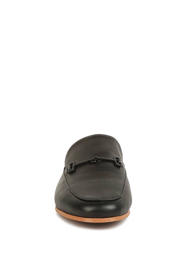 Kristy Horsebit Embellished Mules: BLACK / US-10 / UK-8 / EU-41