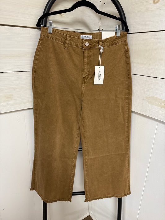 ZENANA CROP DENIM