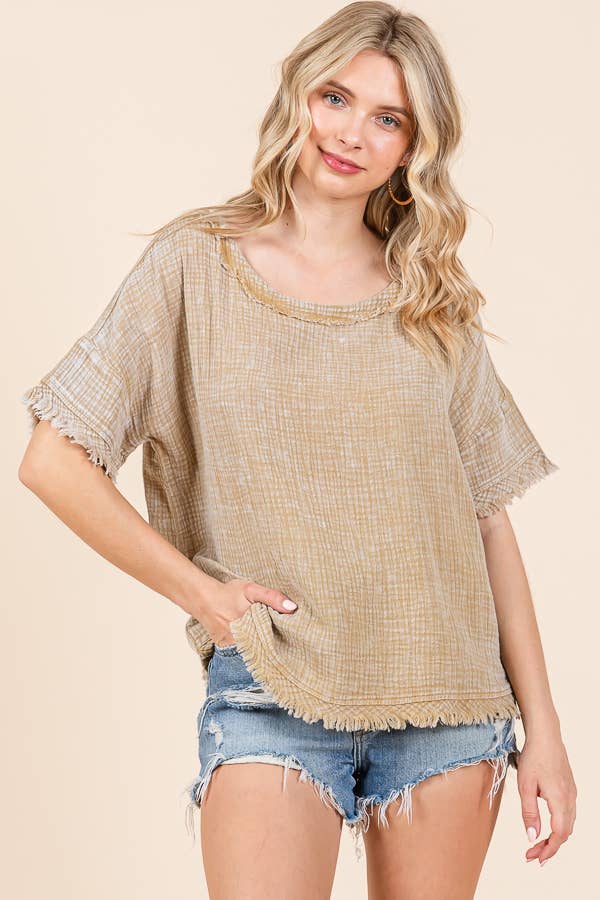 CWT2134MW - SCOOP NECK OVERSIZE TOP