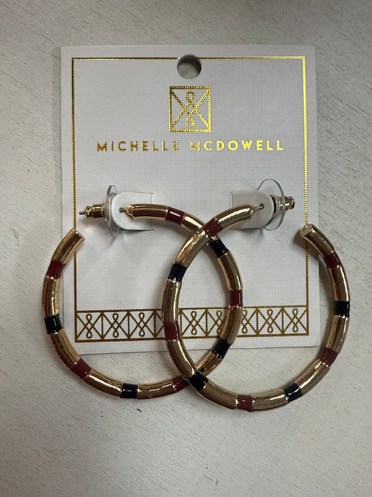 GOLD SPIRIT HOOP EARRING