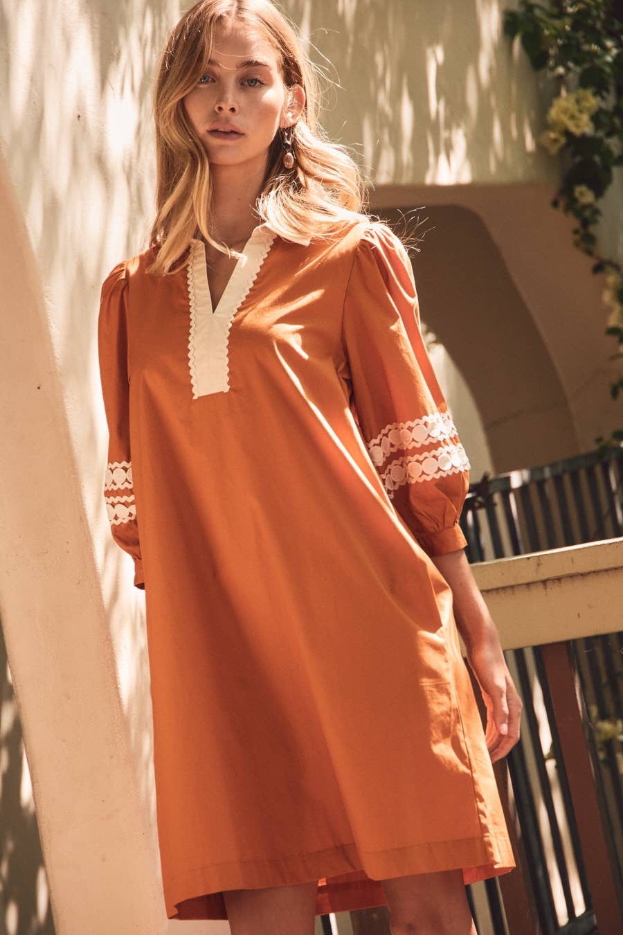 Cotton Mini Dress