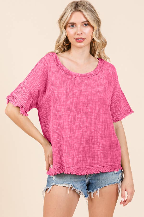 CWT2134MW - SCOOP NECK OVERSIZE TOP