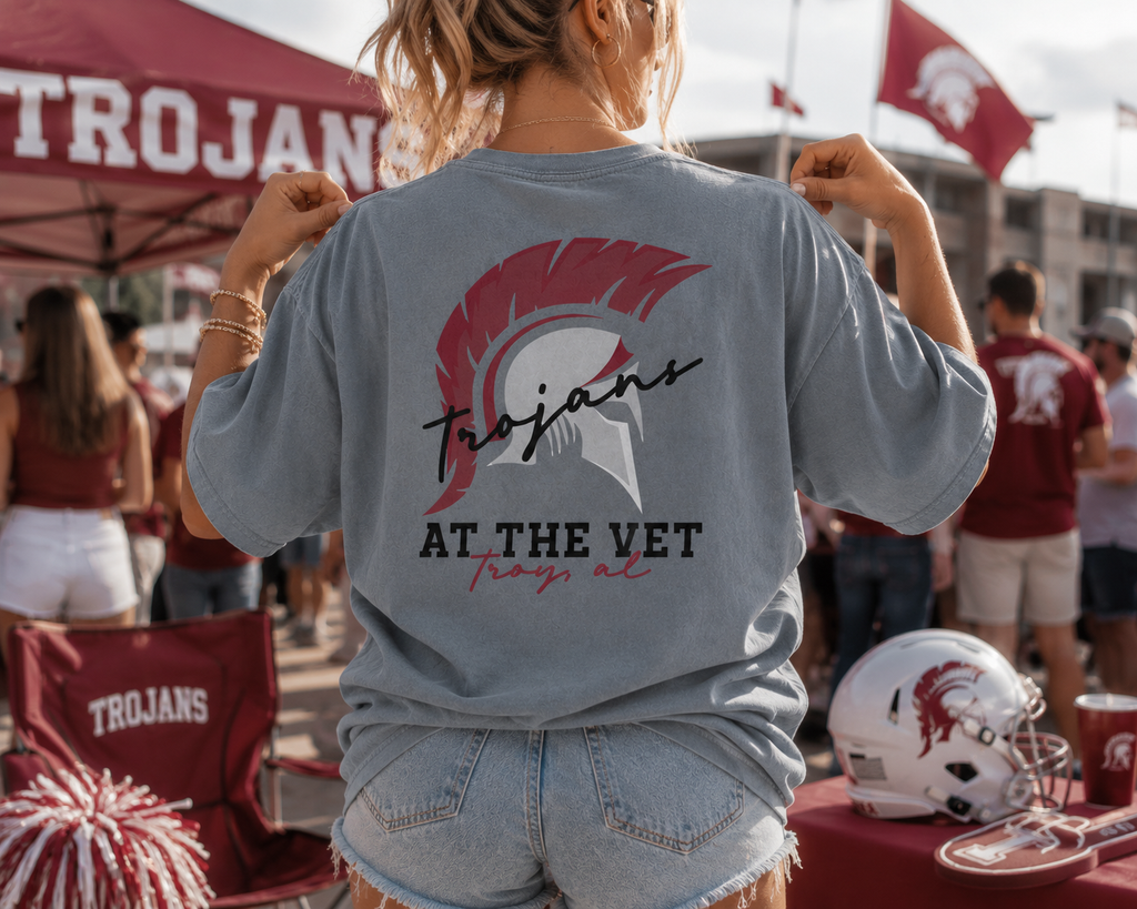 Trojans Game Day Comfort Colors Tee | Granite