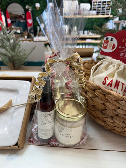 LINEN SPRAY AND CANDLE GIFT SET