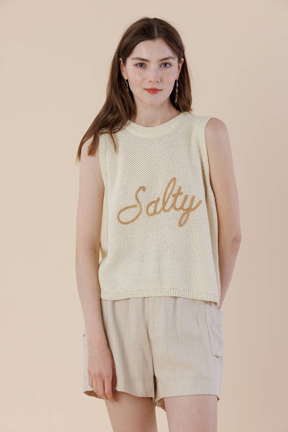 Salty Knit Sweater Tank – Sleeveless Summer Vest