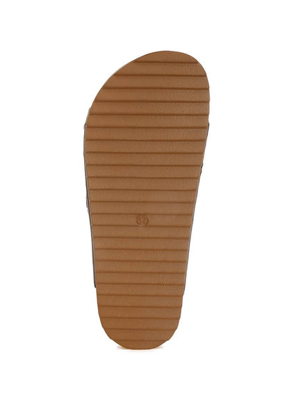 Impala Studded Faux Leather Slip Ons: Tan / US-6 / UK-4 / EU-37