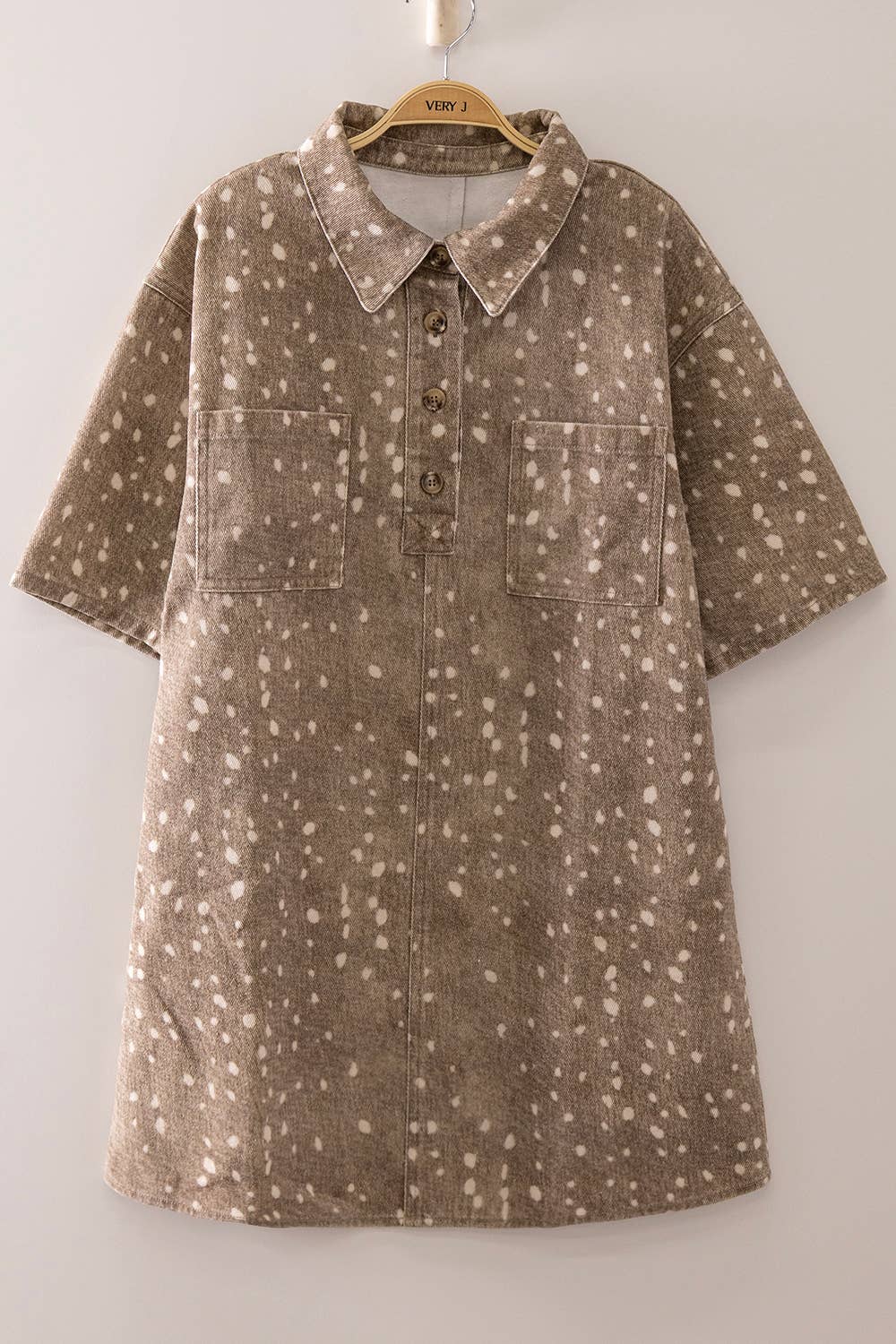 ND32279-Bambi Print Mini Dress