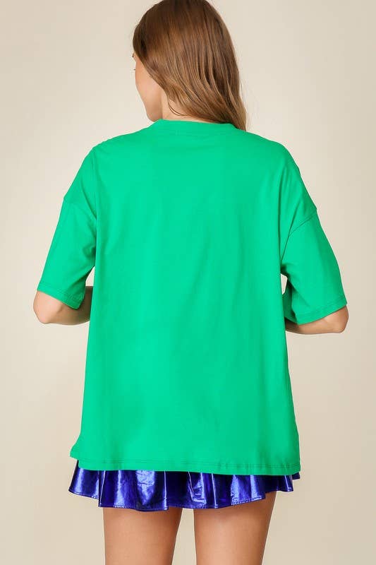 Game Day Football Patch T-Shirt