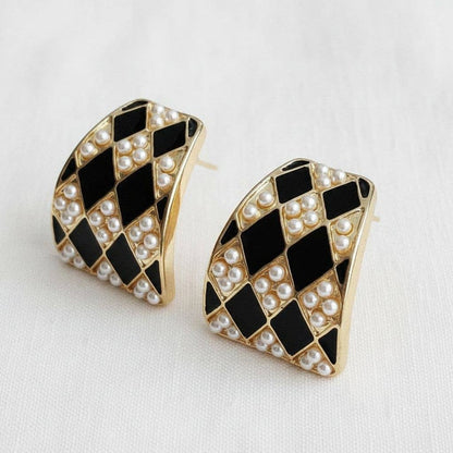 Chic Geometric Drop Earrings