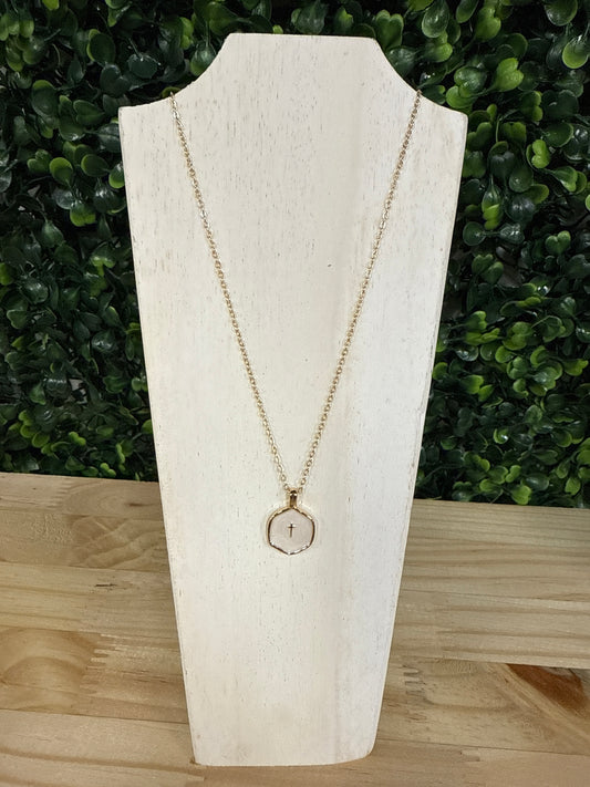 GOLD CROSS NECKLACE