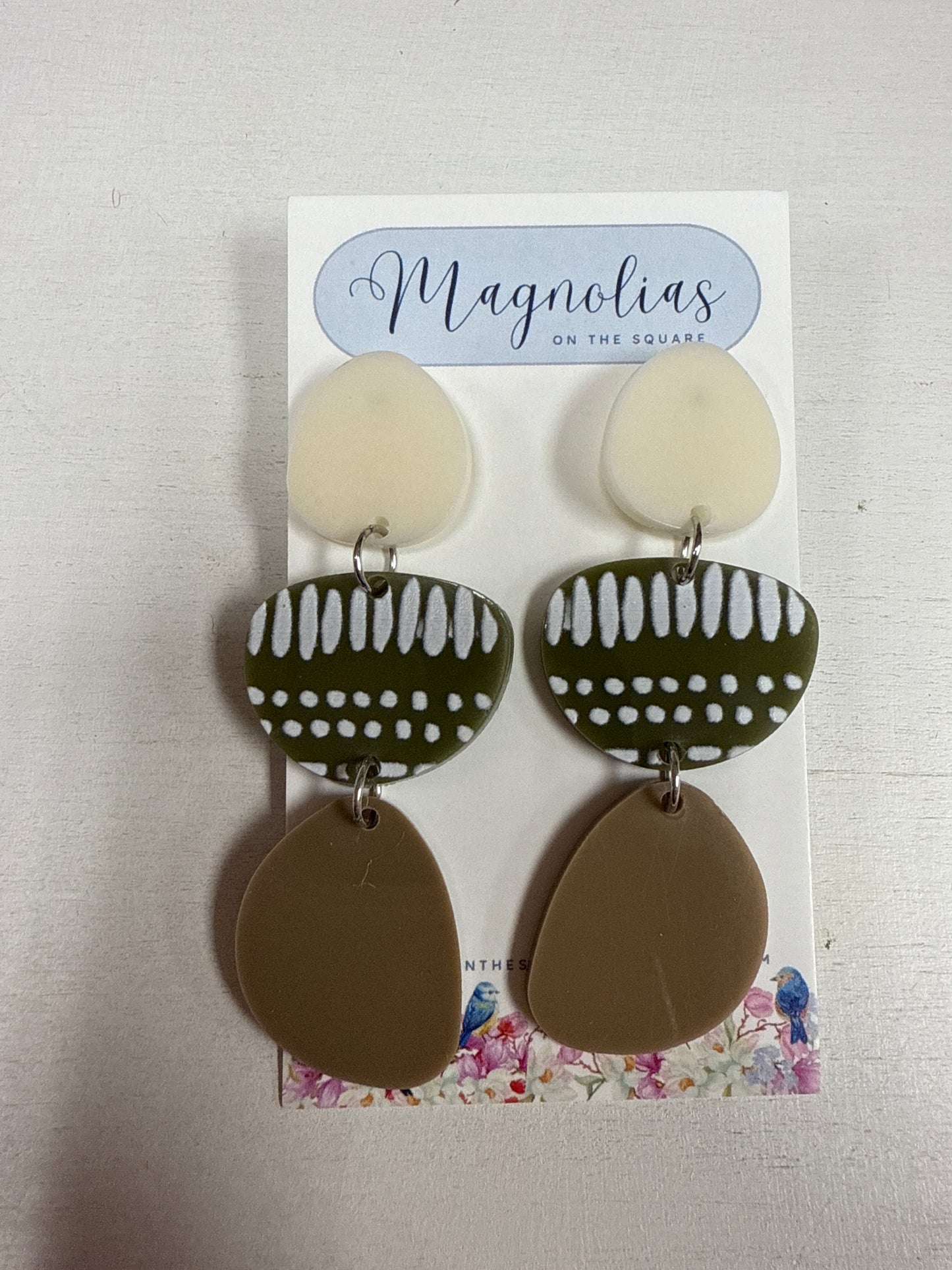 AZTEC DANGLE EARRING