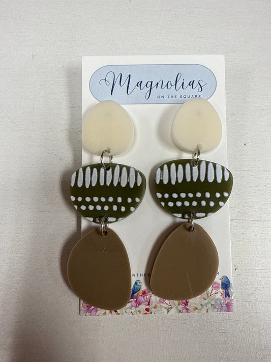 AZTEC DANGLE EARRING
