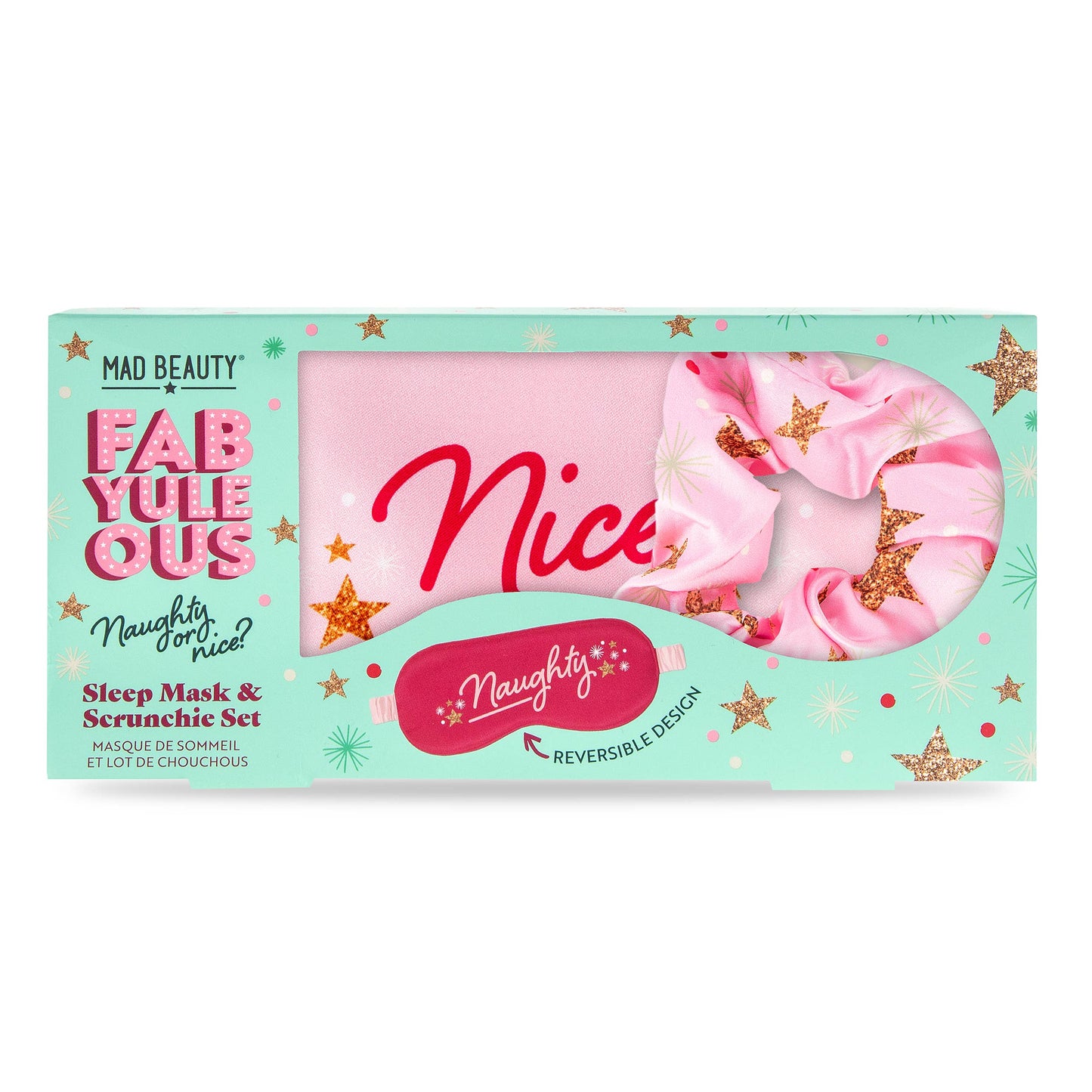 Mad Beauty FabYuleOus Sleep Mask and Scrunchie Set