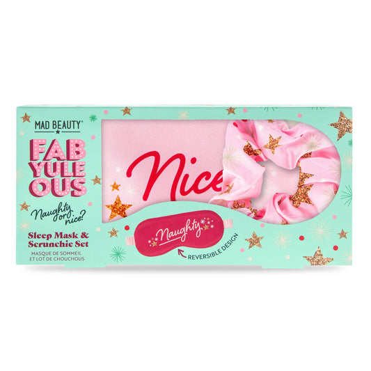 Mad Beauty FabYuleOus Sleep Mask and Scrunchie Set