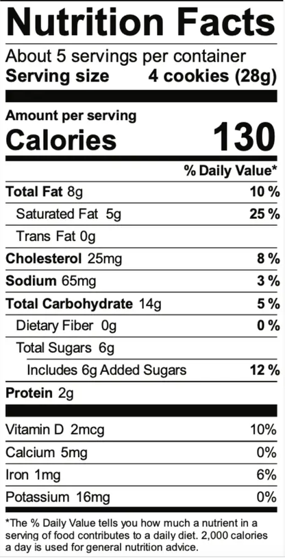 Ooh La Lemon Shortbread Cookie Bites, 5 oz — Case of 8
