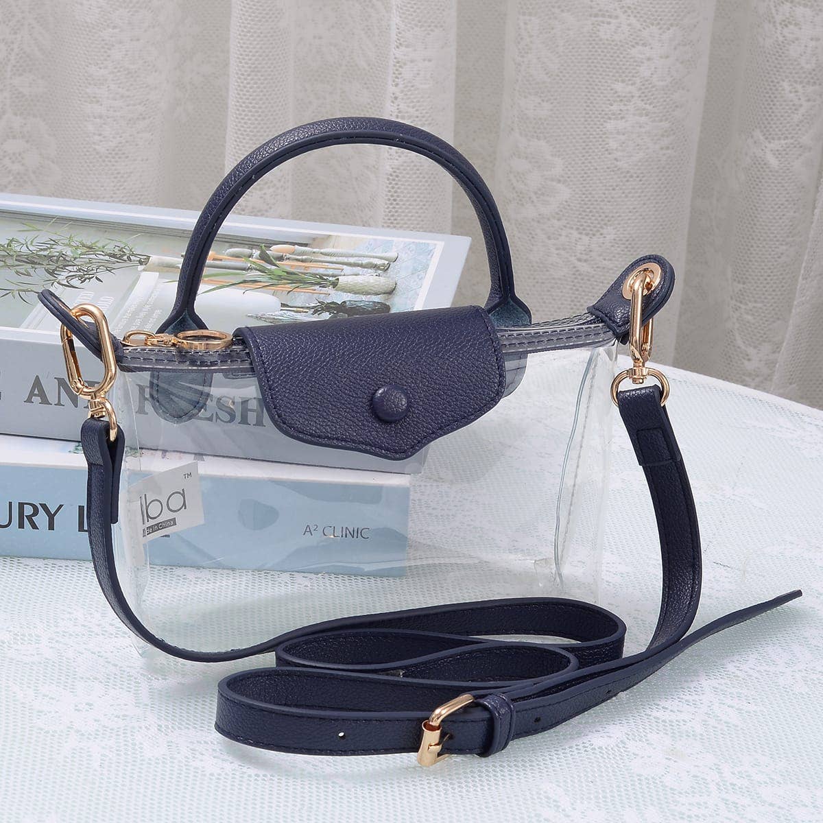 CB781 Gladys Clear Gameday Mini Crossbody Bag