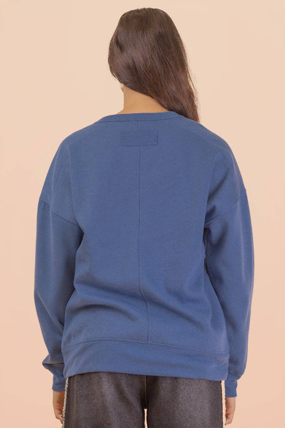 NT12385-Oversized Casual Comfy Solid Knit Top
