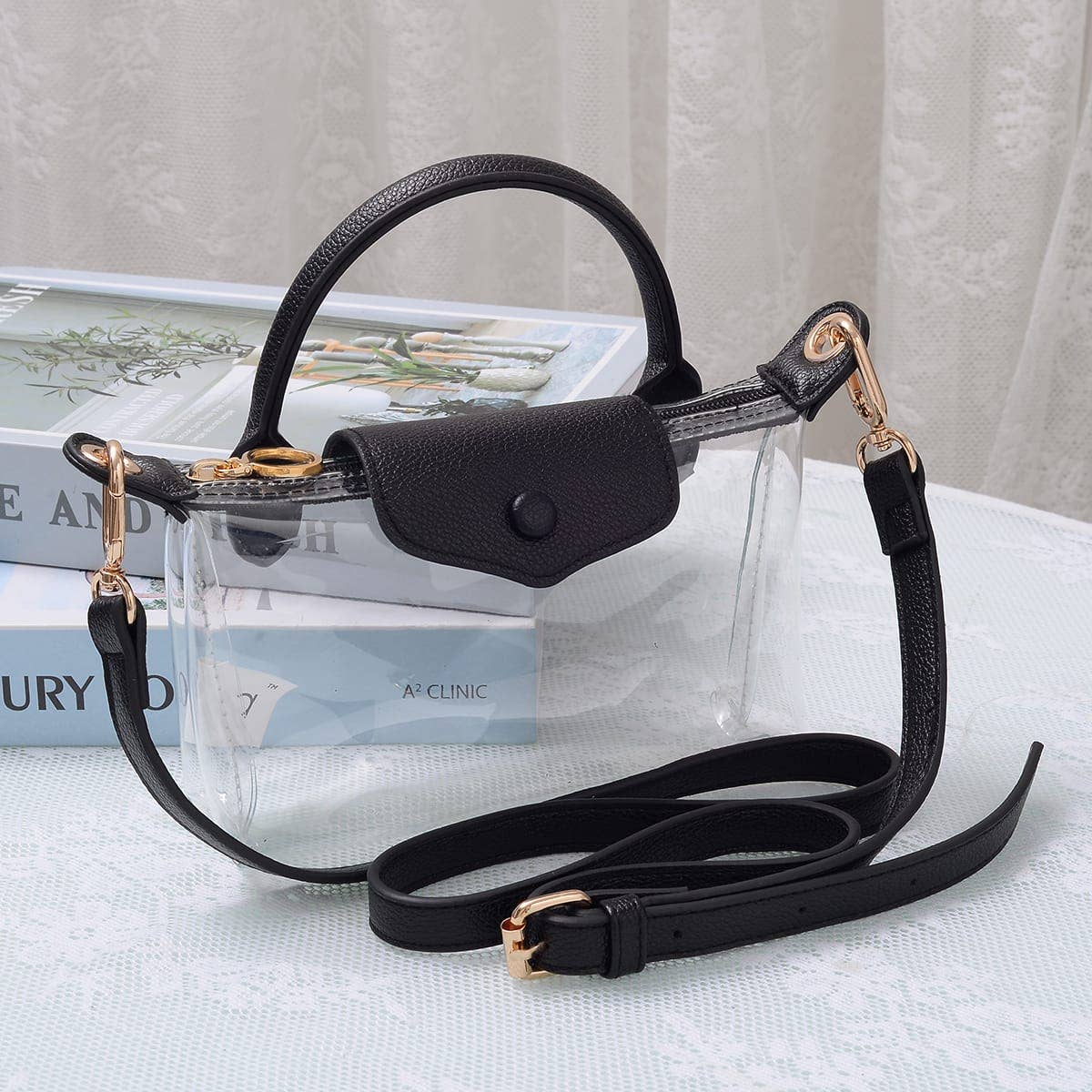 CB781 Gladys Clear Gameday Mini Crossbody Bag