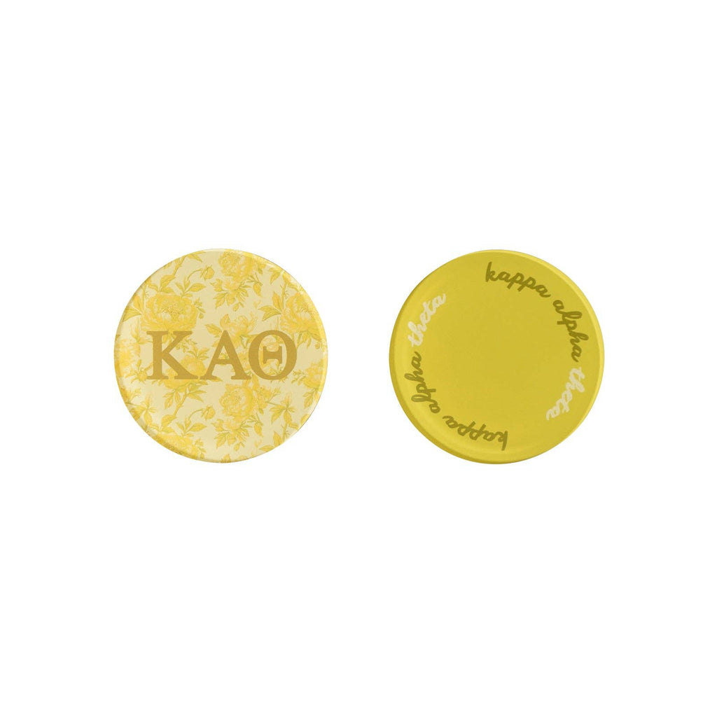 Sorority Reversible Sided Acrylic Floral Coaster
