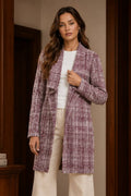 Open Front Midi Blazer