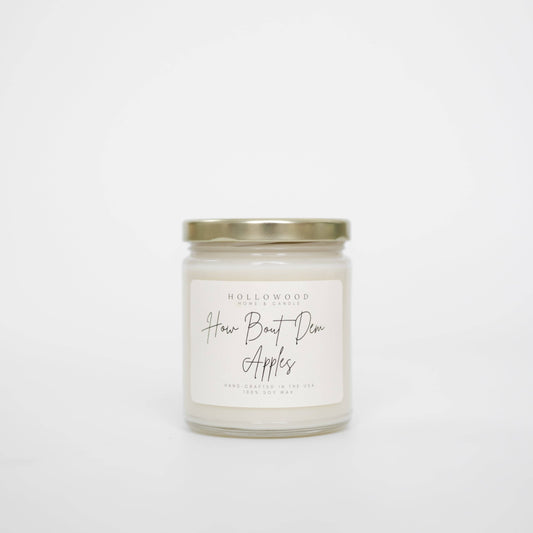 HOW BOUT DEM APPLES | FALL | 8 OZ CANDLE: 8 OUNCE