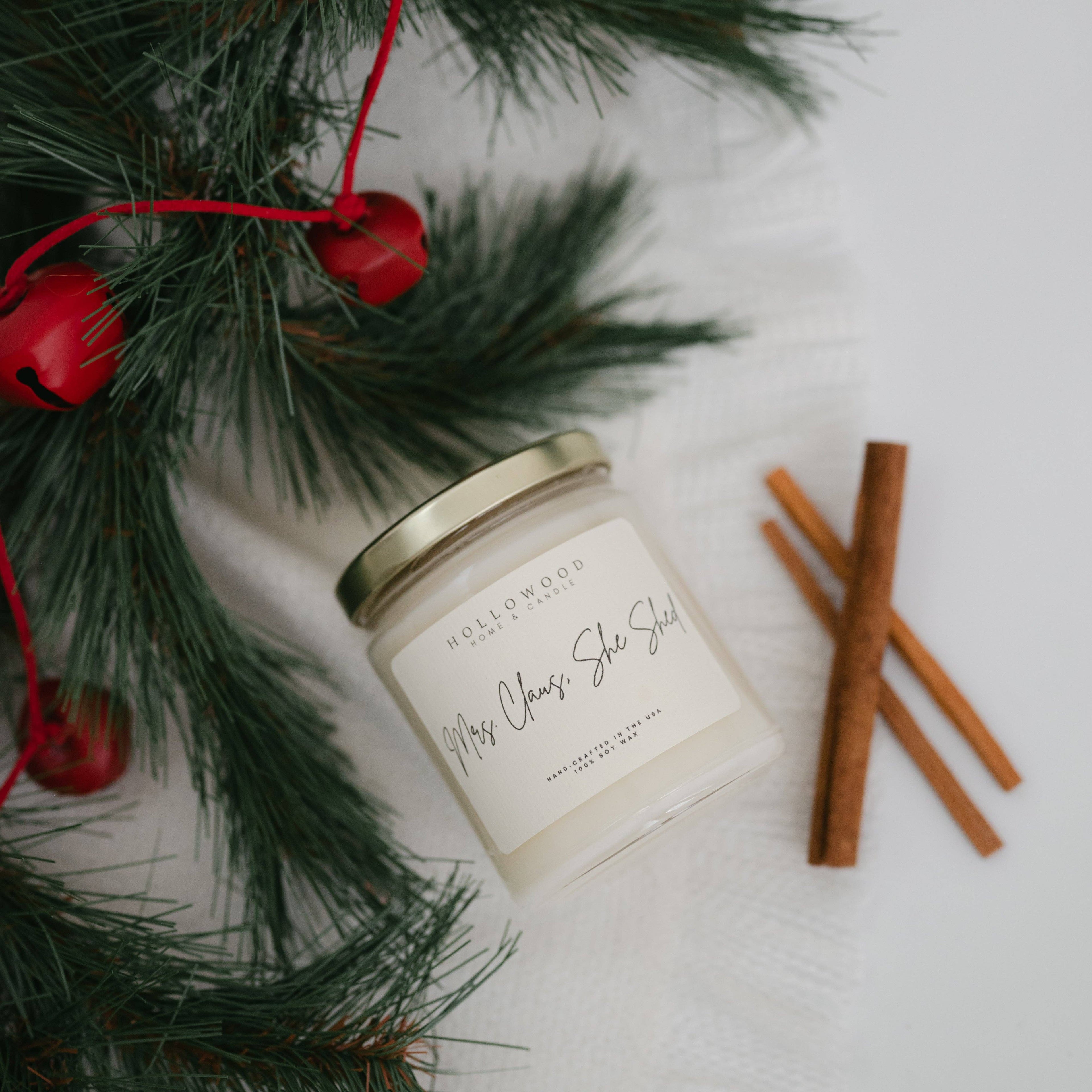 MRS. CLAUS' SHE SHED | HOLIDAY |  CANDLE