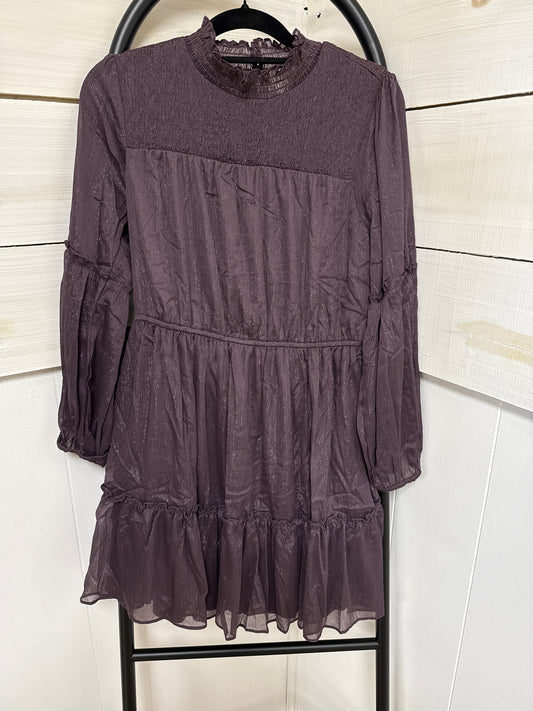 SMOCKED RUFFLE DETAIL 3/4 SLEEVE