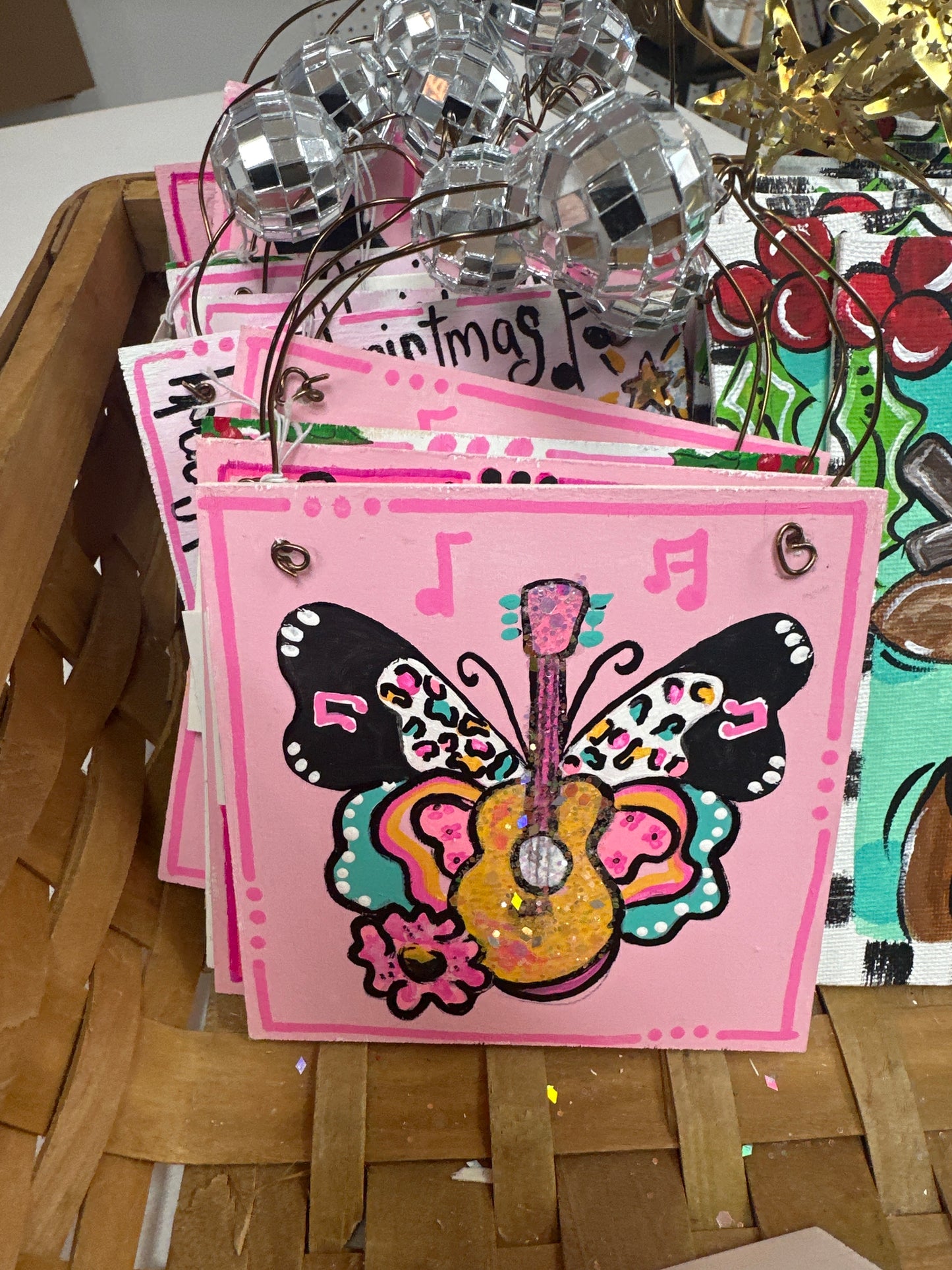 HANDPAINTED DOLLY ORNAMENTS