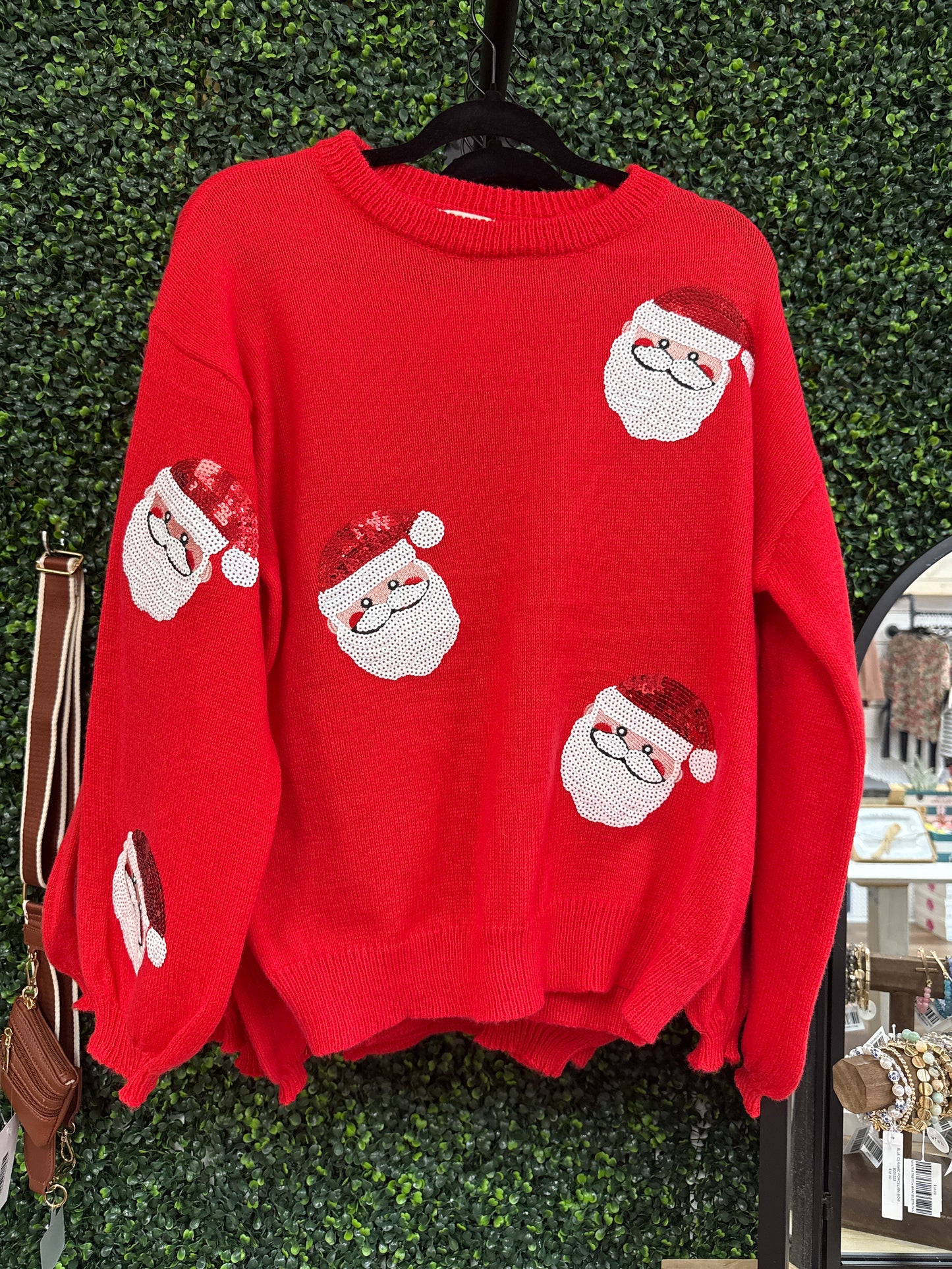 SPARKLE SANTA SWEATER