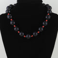 Abstract Beaded Statement Necklace