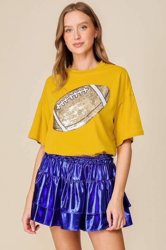 Game Day Football Patch T-Shirt