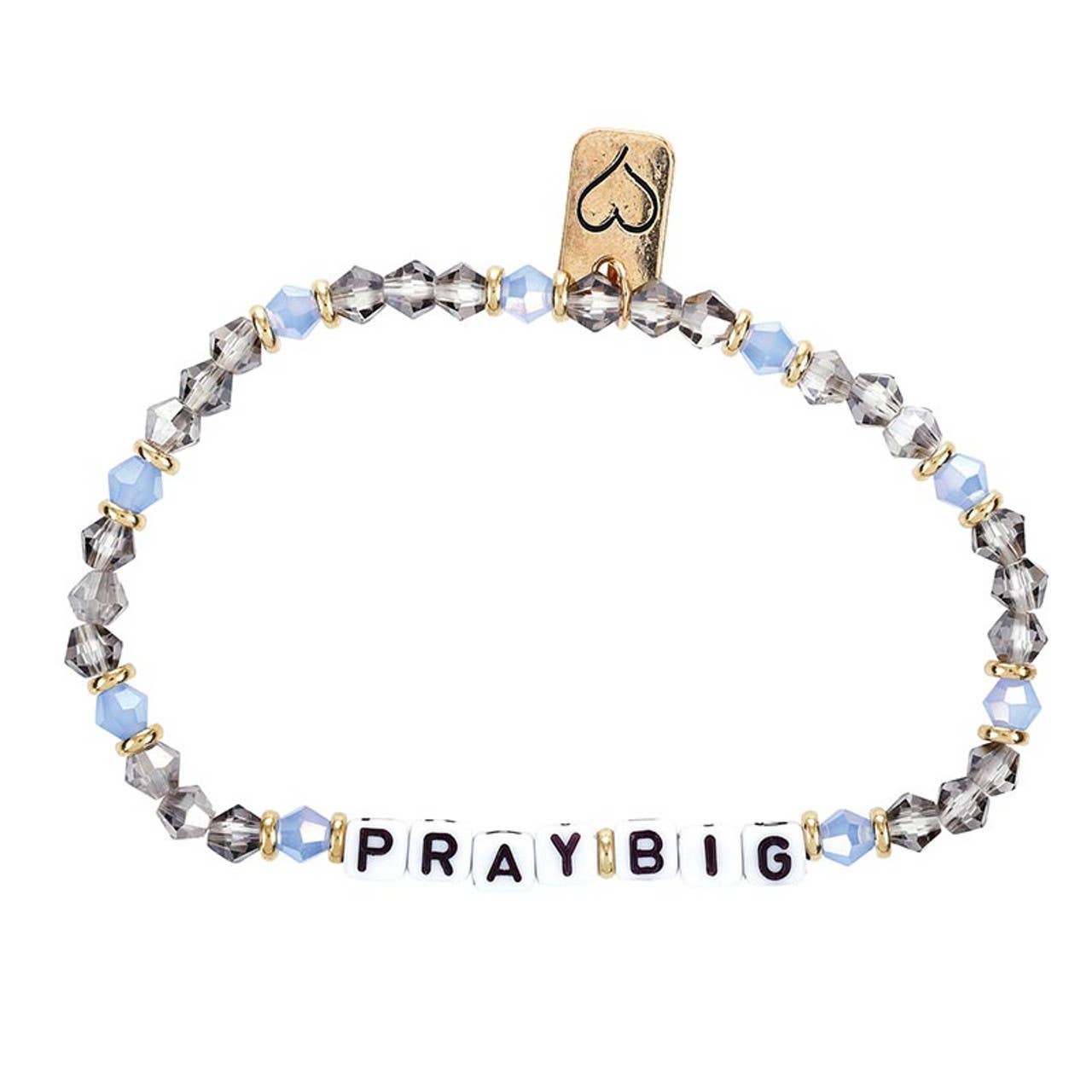 Word Beaded Tag Bracelet