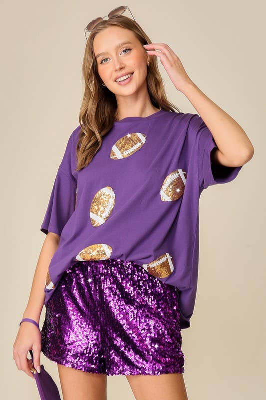 Game Day Dazzling Football T-Shirt
