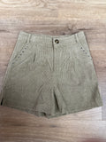 TAN CORDUROY SHORTS