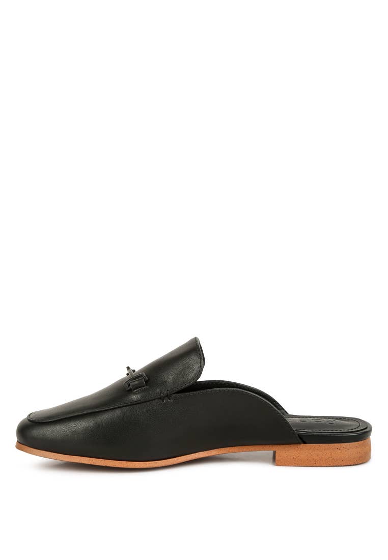 Kristy Horsebit Embellished Mules: BLACK / US-10 / UK-8 / EU-41