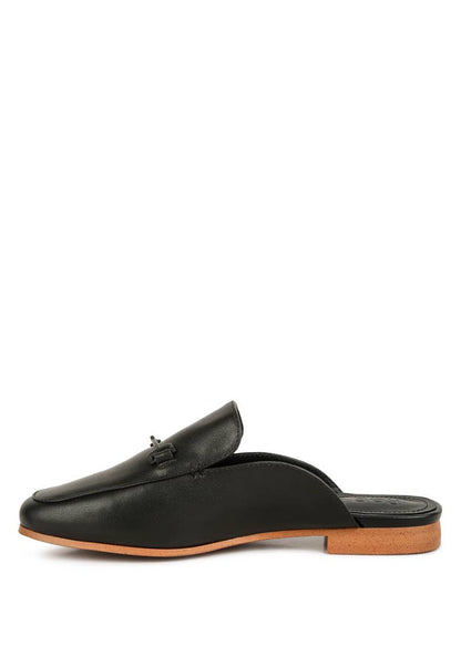 Kristy Horsebit Embellished Mules: BLACK / US-10 / UK-8 / EU-41