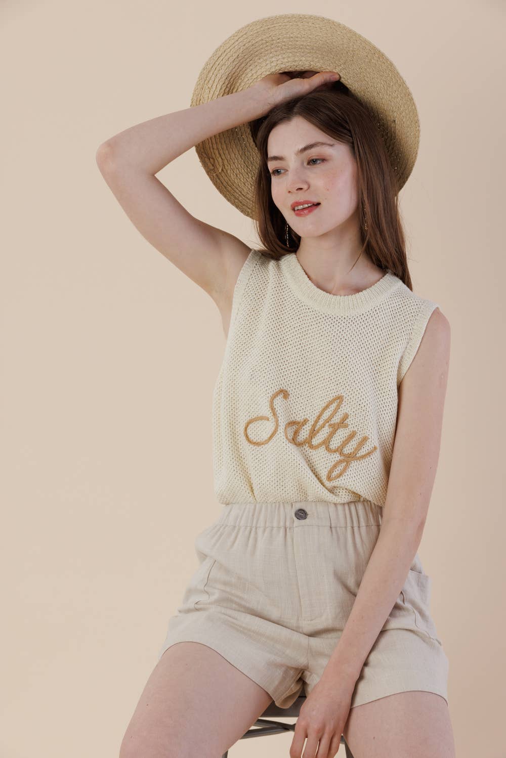 Salty Knit Sweater Tank – Sleeveless Summer Vest