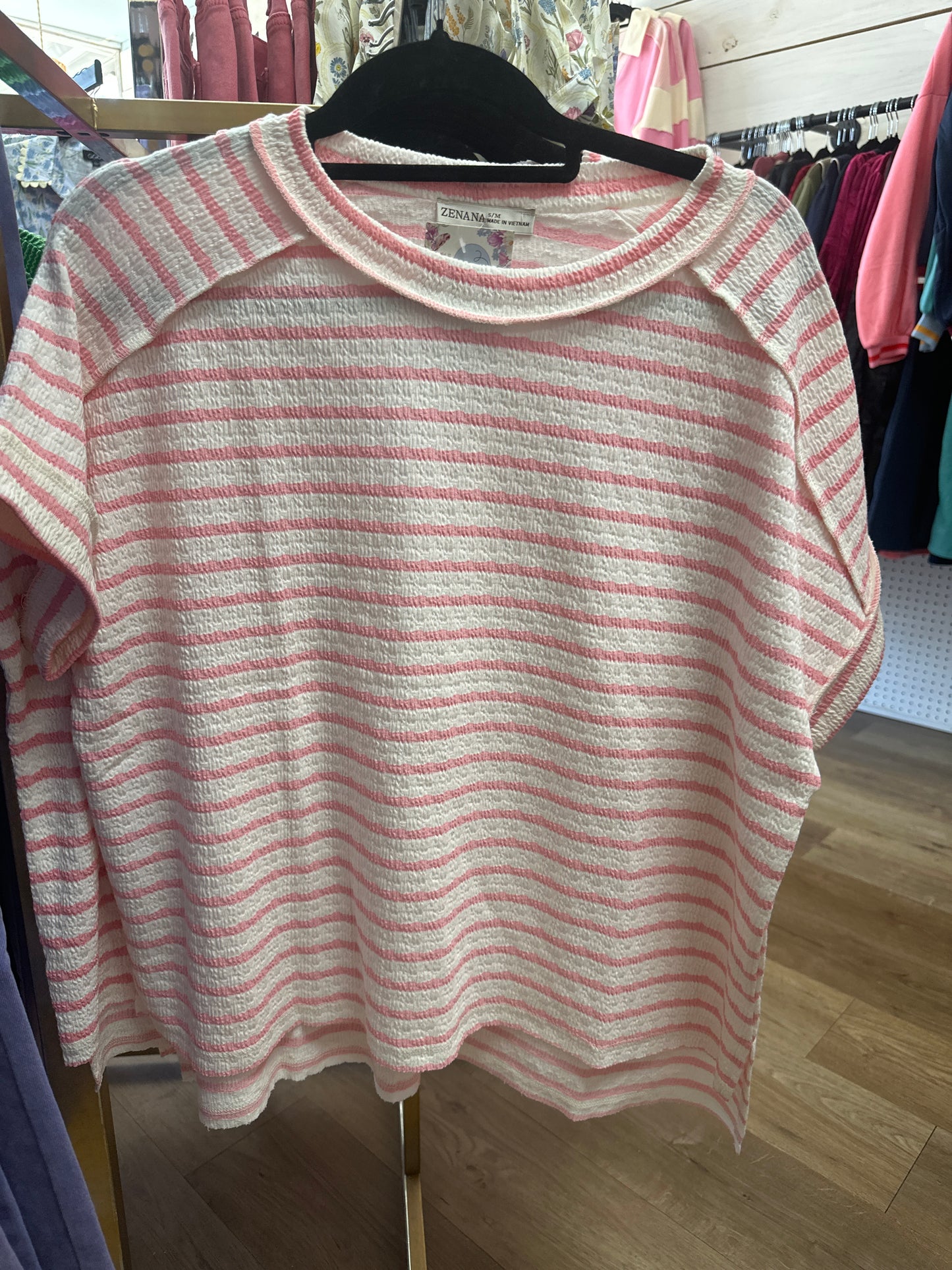 SIMPLY STRIPED PLUS TOP