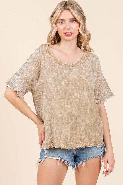 CWT2134MW - SCOOP NECK OVERSIZE TOP