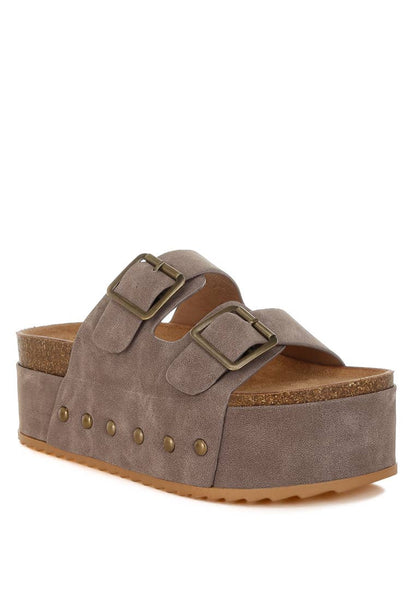 Impala Studded Faux Leather Slip Ons: Tan / US-7 / UK-5 / EU-38