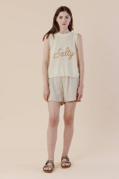 Salty Knit Sweater Tank – Sleeveless Summer Vest