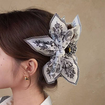 PAISLEY BOHO VINTAGE HAIR CLAW CLIPS | 40H913