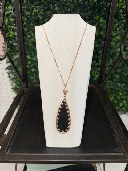 BEADED MARBLE NECKLACE