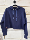 TEXTURED PEARL HOODIE